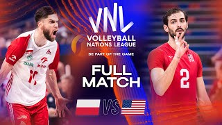 POL 🇵🇱 vs 🇺🇸 USA  Gold Medal Match  Mens VNL 2023  Full Match [upl. by Parrisch]