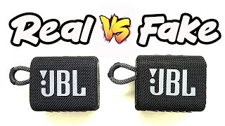 FAKE vs REAL JBL GO 3 Bluetooth Speaker 2023 [upl. by Kohn]