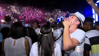 Réveillon 2016  Queima de fogos Copacabana HD 010116 [upl. by Ecidnak]