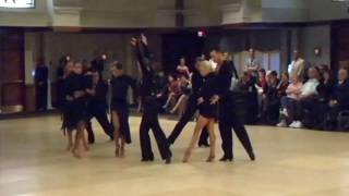 Rumba Formation Dance  Brooklyn DanceSport Club Performance at the Washington Open 2015 [upl. by Rehpinej]