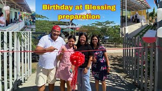 255 Kaganapan sa birthday ni kabelly at blessing ng farm preparation [upl. by Nairadas]