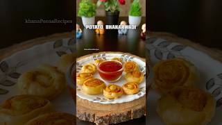 Trending Recipe of Potato Bhakarwadi shorts bhakarwadi samosa potato recipe [upl. by Maybelle140]