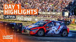 Day 1 Highlights  WRC Tet Rally Latvia 2024 [upl. by Oirtemed]