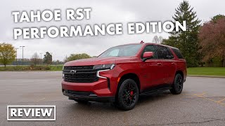 2023 Chevy Tahoe RST Performance Edition interior and exterior walkaround review  Autoblog Garage [upl. by Emmet]