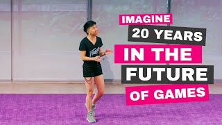 Imagining 20 Years in the Future of Games  Jae Lin at Games for Change [upl. by Olenolin695]