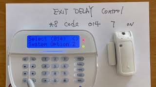 DSC NEO exit delay termination [upl. by Janette]