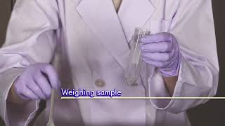 Morinaga Food Allergen ELISA ⅡWeighing Sample part 10 of 20 [upl. by Yecies]