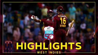 Highlights  West Indies v England  Tense Chase Gives Windies Series Victory  3rd CG United ODI [upl. by Ttirb384]