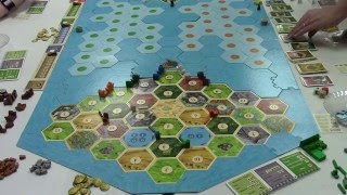 Catan All 4 Expansions Game part 1 [upl. by Hinkle336]