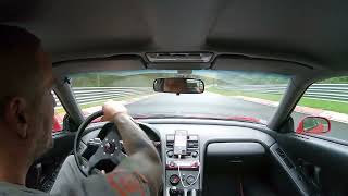 Honda NSX at the Nurburgring loosing grip at low speed [upl. by Anilemrac887]