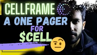 🚨 CELLFRAME ONE PAGER FOR CELL🚨 [upl. by Ilenna]