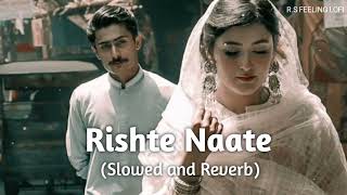 Rishte Naate slowed and reverb slowedandreverb [upl. by Renado]