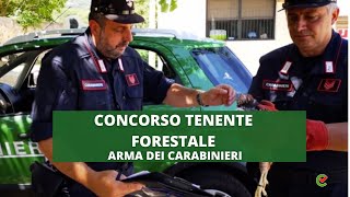 Concorso Tenente del Corpo Forestale dellArma dei Carabinieri [upl. by Aphrodite]