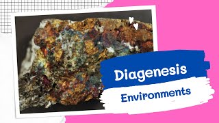 What are diagenesis environments [upl. by Lamaaj]