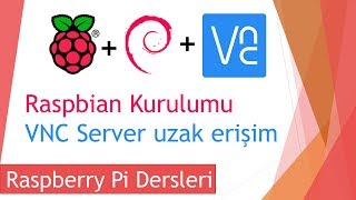 Raspberry Pi RASPBIAN ve VNC Viewer Detaylı Kurulum [upl. by Kassel]