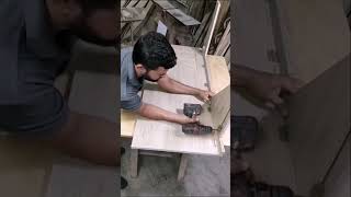 escritorio FLOTANTE y PLEGABLE madera carpentry carpintería woodworking haslotumismo [upl. by Aihsilat]