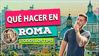 Qué hacer en ROMA Paseos y puntos turísticos imperdibles ¡Todos los consejos [upl. by Knowland913]