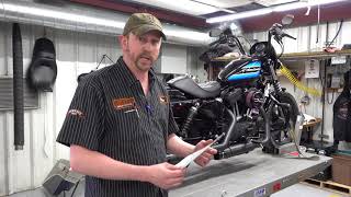 Stage 2 Upgrade On A Sportster Wilkins HarleyDavidson [upl. by Nortna22]