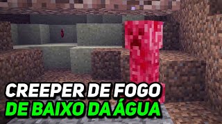 Minecraft  E SE O CREEPER DE LAVA EXPLODIR DE BAIXO DA ÁGUA Lava Creeper [upl. by Dieter]