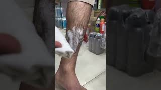 Nair Hair Remover Spray and Cream Test shorts hairremoval asmrskincare [upl. by Call]