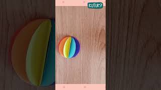 Kutuki DIY  Quick amp Easy Hot Air Balloon Craft for Kids 🎈 3d hot air balloon [upl. by Rorke]