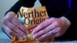 ASMR Visual Sounds  Crinkly Candy Bag Gentle Touches Hand Movements [upl. by Nnaik]