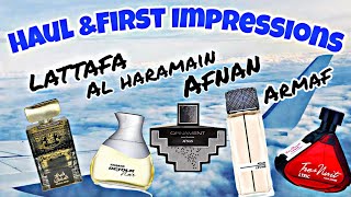 First Impressions  Armaf Lyric  Detour Noir  Qasaed Al Sultan  Afnan Ornament  More [upl. by Adalheid]