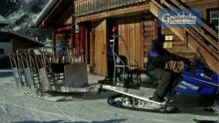 Rodeln in Obertauern  Rodelbahn Gnadenalm [upl. by Yllib]