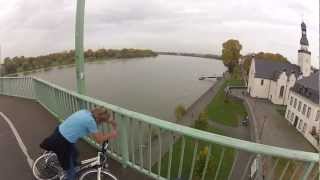 Fahrradunfall mit Geisterfahrer  KölnMülheimer Brücke [upl. by Nicholle]