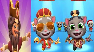 Subway Surfers VS Talking Tom Gold Run New Character The Burger King VS King Tom VS GENERAL TOM [upl. by Jaquelin]