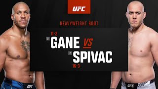 UFC Fight Night Gane vs Spivak Highlights [upl. by Gnuy]