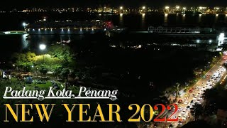 4K New Year 2022 at Padang Kota Penang [upl. by Laidlaw]