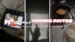 MY ROMANTICIZED FALL MORNING ROUTINE 𖣔  THE chill aesthetic morning routine  lovinnaaa [upl. by Karita332]