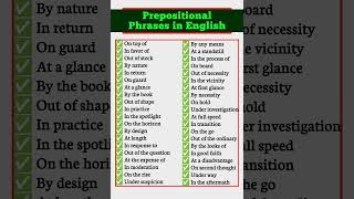 Prepositional Phrases Part 3 learnenglish speakenglish [upl. by Adnesor]