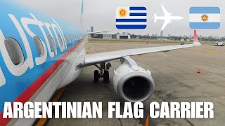 ARGENTINIAN FLAG CARRIER Aerolineas Argentinas Embraer 190 Take off from Montevideo [upl. by Notnyw]