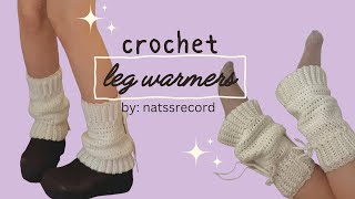 Calentadores para piernas en Crochet Legs Warners [upl. by Arit]