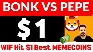 Can PEPE Coin Flip BONK Coin 🔥 WIF Memecoin Broke 1 Shiba inu Crypto News Today in Urdu Hindi [upl. by Yelsehc915]