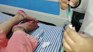 intramuscular Injection vlog [upl. by Christal582]