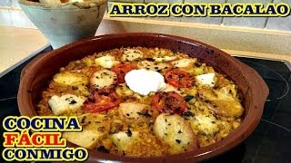 Cocina Fácil Conmigo 1x38  Arroz con Bacalao [upl. by Nirb]