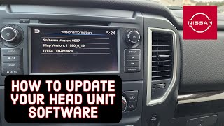 2019 Nissan Titan Head Unit Software Update [upl. by Nugent]