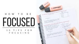 How I stay focused  10 tips for focusing  studytee [upl. by Etoile474]