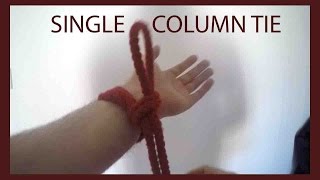 How to tie a Single Column Tie [upl. by Erbas]