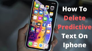 How To Delete Predictive Text On IphoneHow Do You Remove Words from predictive text on ipad [upl. by Atibat827]