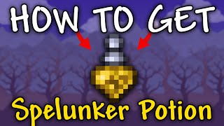 How to Get Spelunker Potion in Terraria 1449  Spelunker Potion How to Get [upl. by Eiffe553]