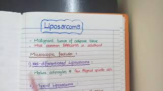 Lipoma And Liposarcoma  Pathology [upl. by Lenhart921]