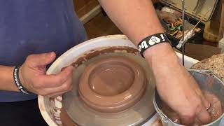 Wheel Throwing Centering Your Clay In Two Steps [upl. by Kathleen]