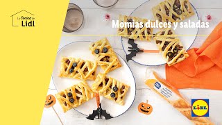 Momias dulces y saladas 👻🎃  Recetas Infantiles  Lidl España [upl. by Gustav555]