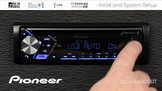 How To  Initial and System Setup on Pioneer InDash Receivers 2018 [upl. by Yule]