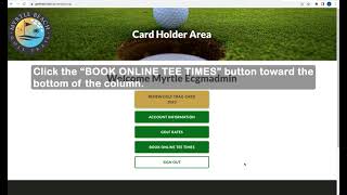 How to Book Tee Times Online  Myrtle Beach Golf Trail [upl. by Staw]