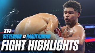 Shakur Stevenson Puts On A Clinic At Home  FIGHT HIGHLIGHTS [upl. by Lashar]